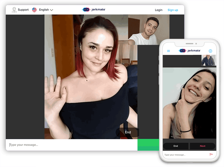 Jerk Hub video calling platform interface